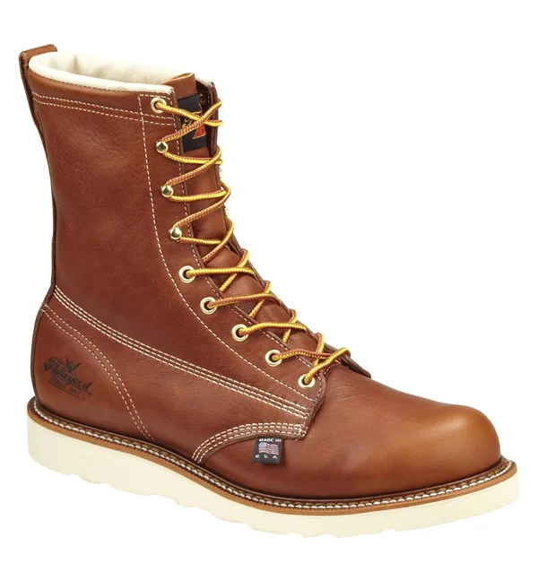Thorogood 8x22 American Heritage Wedge Boots, Men's Tobacco
