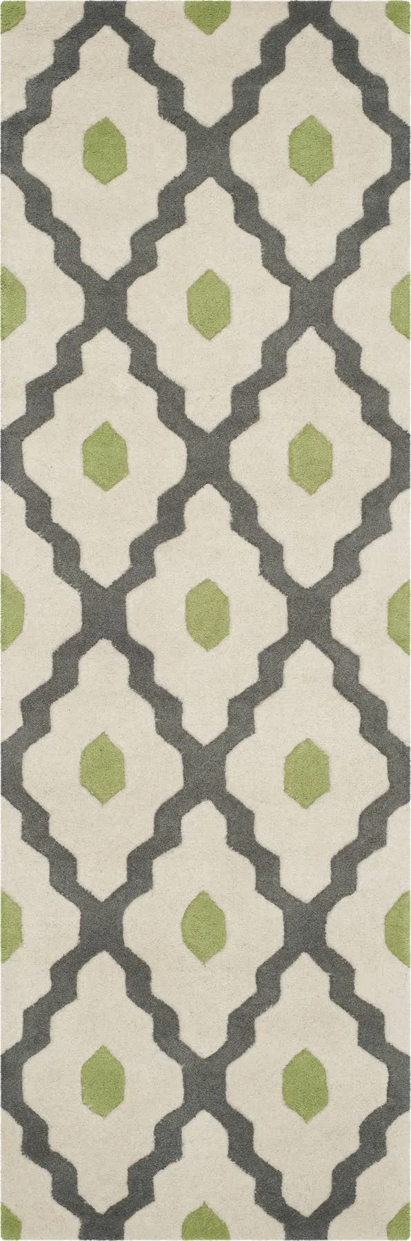 Safavieh 3& x 5& Chatham CHT748D Ivory - Dark Grey Rug