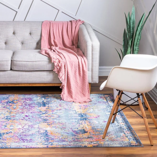 Budapest Red Vintage 8x10 Area Rug