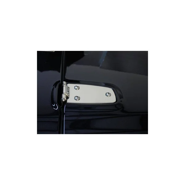 Rugged Ridge 11111.02 Jeep Wrangler TJ Hood Hinges; Stainless Steel