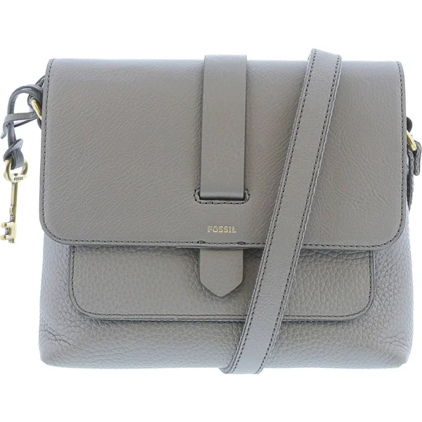 Fossil Kinley Small Leather Crossbody - Shadow/Gold