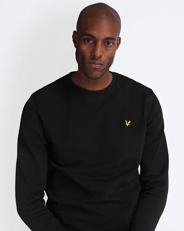 Lyle and Scott Crew Neck Sweatshirt Black