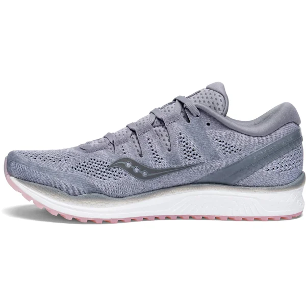 Saucony Freedom ISO 2 Running Shoes - Women's 6 Grey, Peach