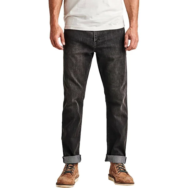 Roark Hwy 128 Straight Fit Denim - Worn Black - 34