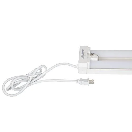 Maxxima 4 ft. Utility LED Shop Light Fixture, Linkable, Frosted Lens 5000K Daylight 4400 Lumens