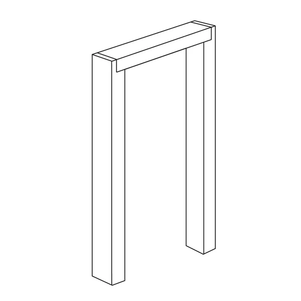 TruTrim 37.5939-in x 6.8359-ft Pine Primed Finger Joint Exterior Door Jamb Kit in White, 22230TT