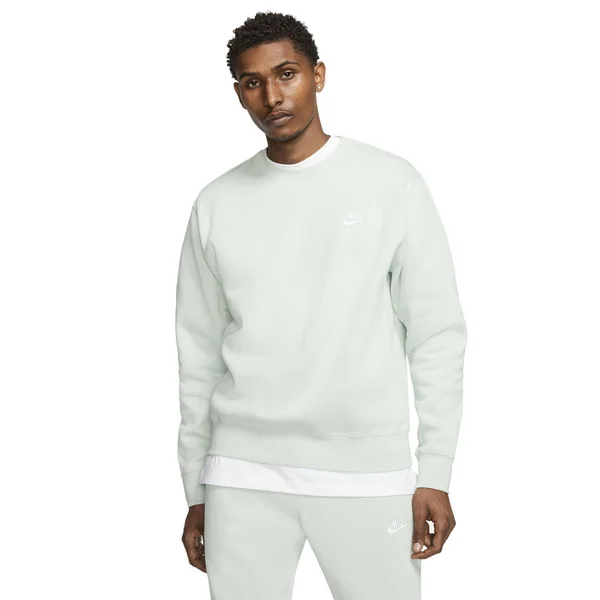 Nike Men's Sportswear Club Fleece Crewneck Sweatshirt - Small - Green