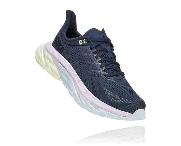 Hoka One One Women's Clifton Edge Shoe - 9.5 - Outer Space, Orchid Hush