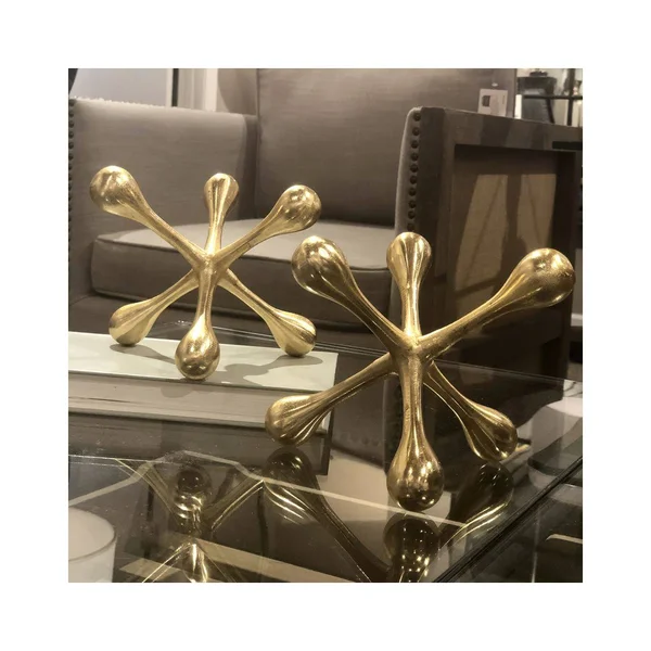 Uttermost 18964 Harlan Brass Objects - Set of 2