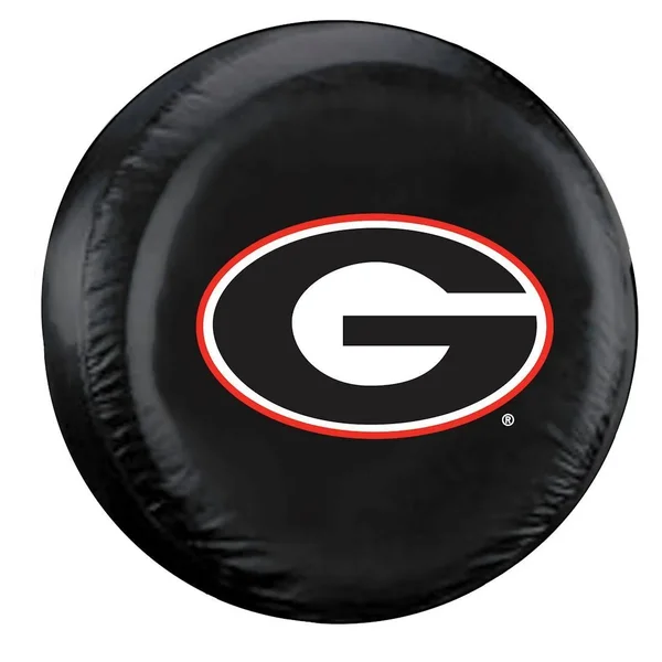 NCAA Georgia Bulldogs Tire COVER, Black, Large