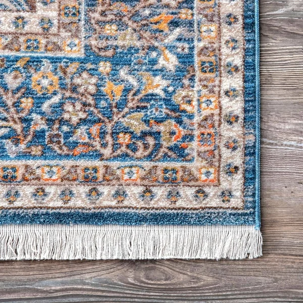 nuLOOM Penny Elegant Blossom Area Rug, Blue, 8x10 ft