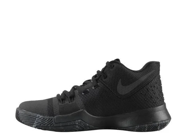 Nike Kids& Grade School Kyrie 3 Basketball Shoes, Size: 6.5, Black