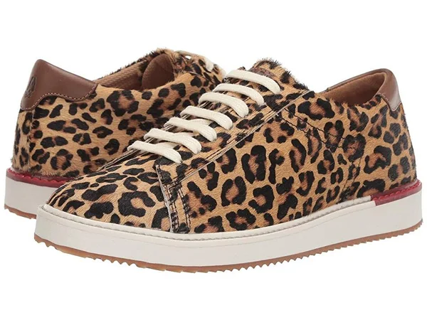 Hush Puppies Sabine Sneaker 6.5 Women's Leopard