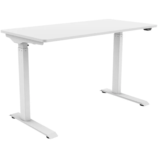 FlexiSpot Vici 48x22W Quick-Install Height-Adjustable Desk, White