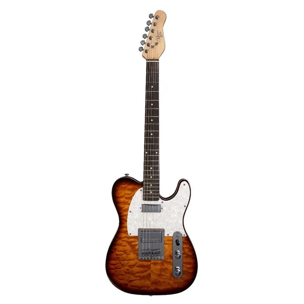 Michael Kelly 1955 Electric Guitar (Caramel Burst, Ebony Fingerboard)
