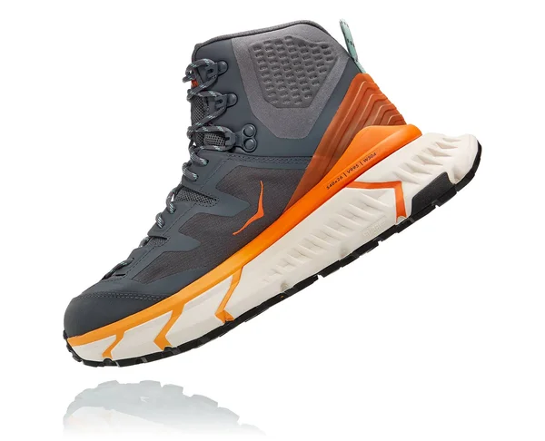 Hoka One One Tennine Hike GORE-TEX Hiking Boot Men's - Castlerock/Persimmon Orange, 10.5