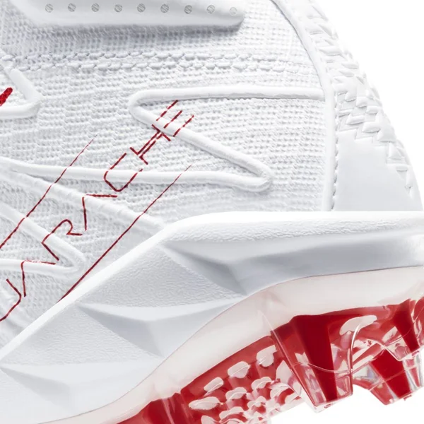 Nike Alpha Huarache 7 Elite Lacrosse Cleats (White)