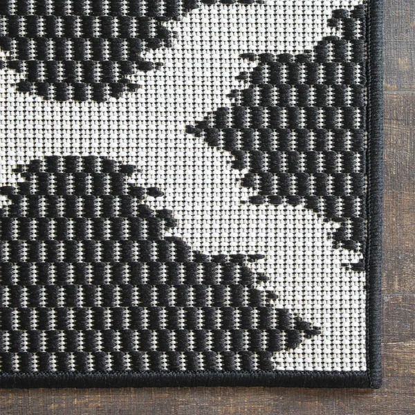 St Croix Trading Company Milana Home Black 8 ft. x 10 ft. Indoor - Outdoor Area Rug