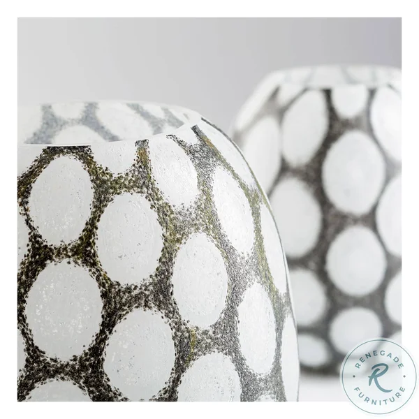 Cyan Design Large Brunson Vase - Brown and White - 11068