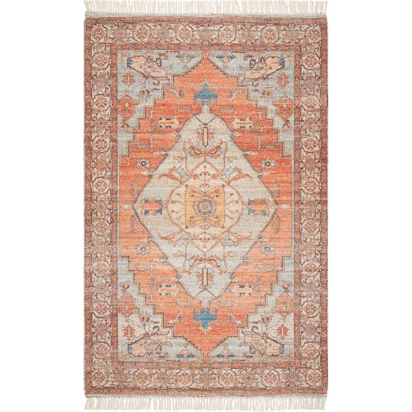 nuLOOM Flatweave Denisha Area Rug - Size: 5& x 8&