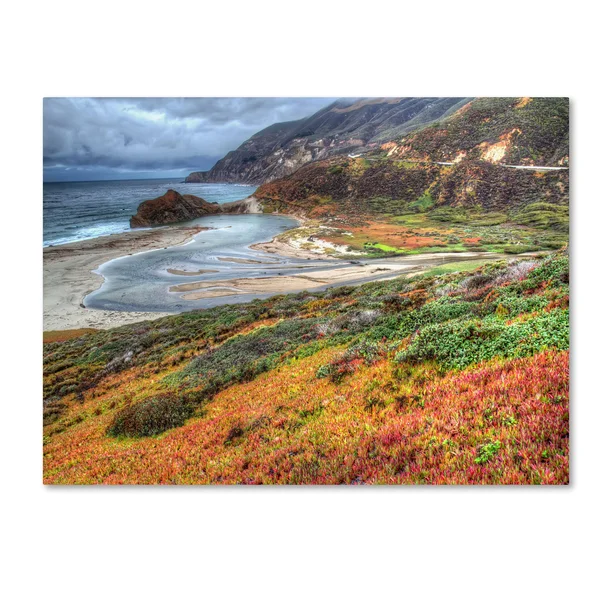 Trademark Global Pierre Leclerc Bigsur California 16 x 24 Canvas Art