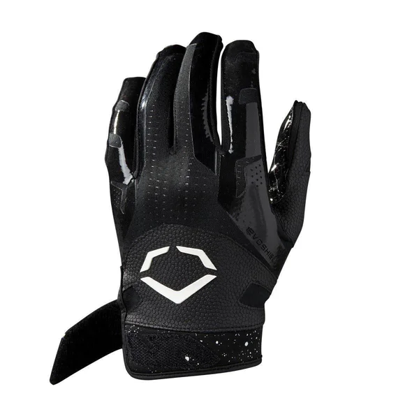 EvoShield Burst Receivers Gloves-Black, Size: XL