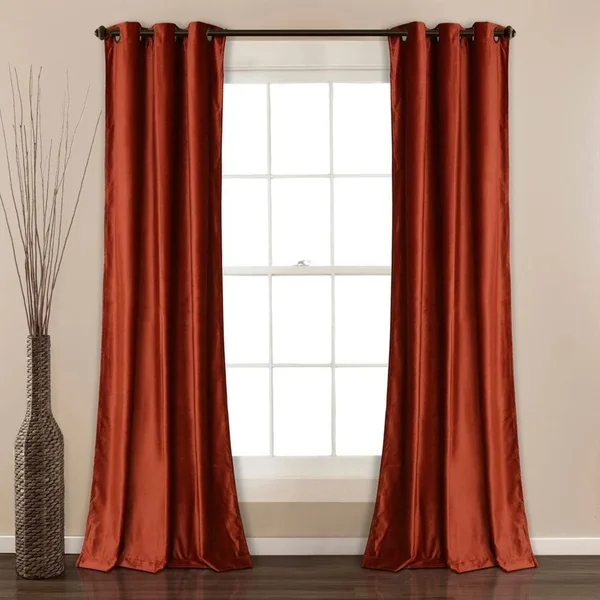 Porch & Den Lapeyrous Velvet Solid Room Darkening Window Curtain Panel Set - 38&&W x 95x22L - Navy