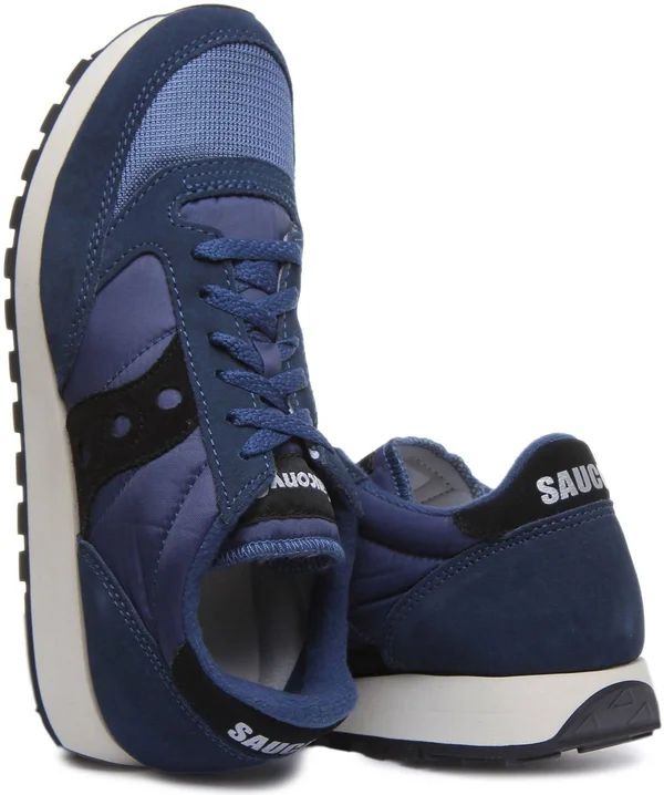 Saucony Jazz Original Vintage Trainers Dark Blue White - 43
