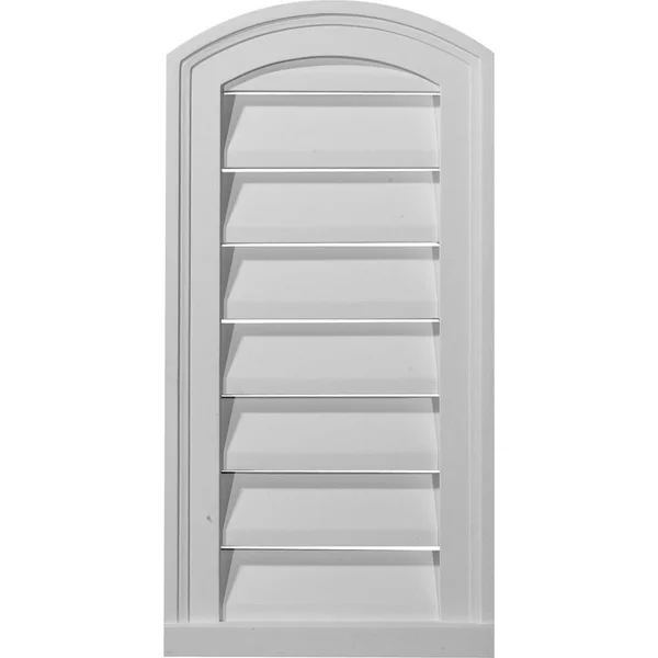 Ekena Millwork 28x22H x 18x22W Eyebrow Gable Vent Louver