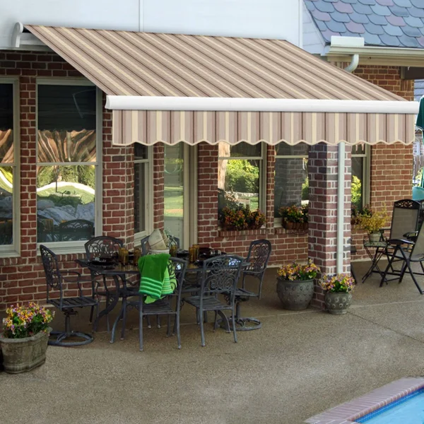 Awntech Maui-LX Manual Retractable Awning, Size: 8& W x 7& Projection