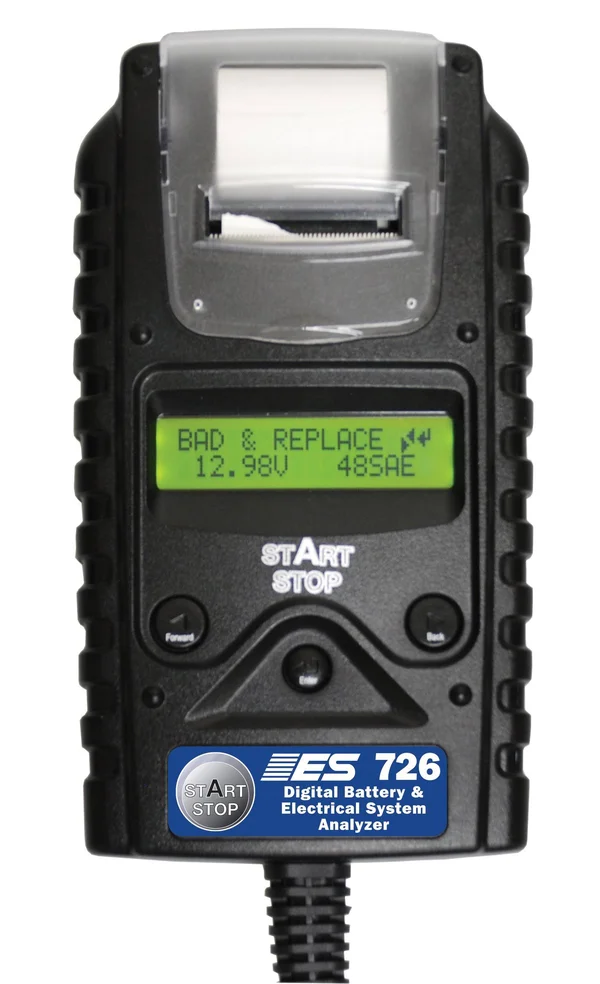 Electronic Specialties 726 Digital Battery & Electrical System Analyzer w/Printer