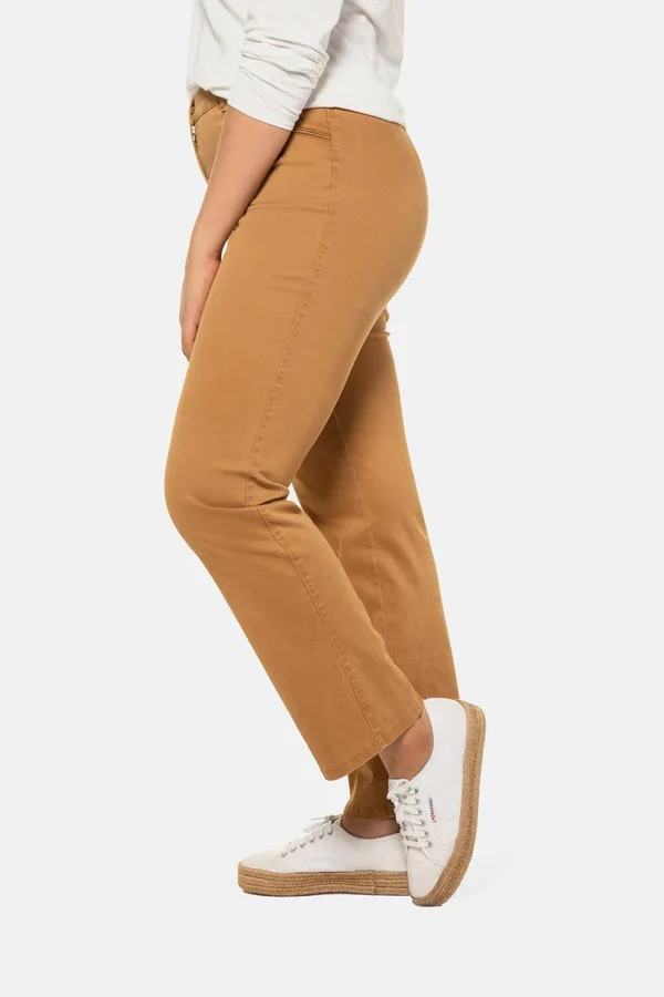 Plus Size Straight Fit, Woman, Brown, Size: 18, Cotton, Ulla Popken