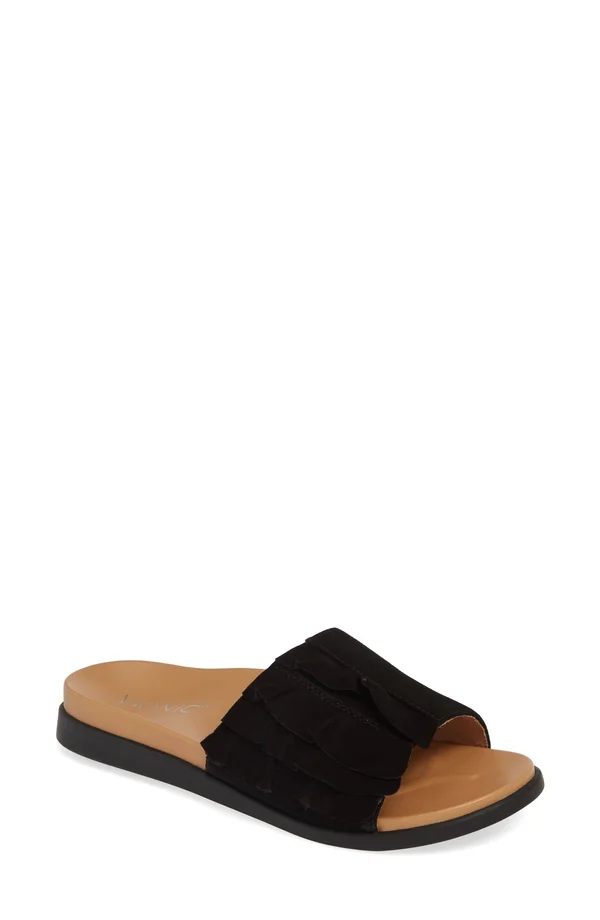 Vionic Roni Women's Slide Sandal, Size: 6, Black