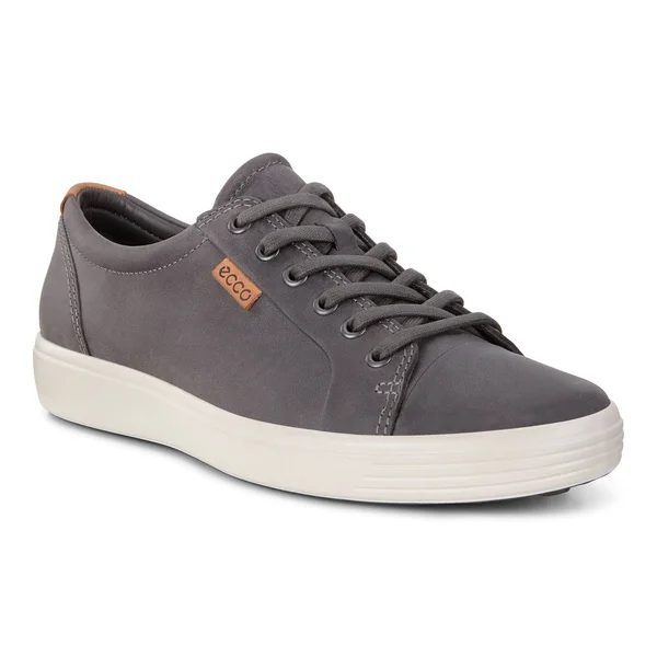 Ecco Soft 7 Sneaker Men's Lace Up Casual Shoes Titanium : 45 (US Men's 11-11.5) M
