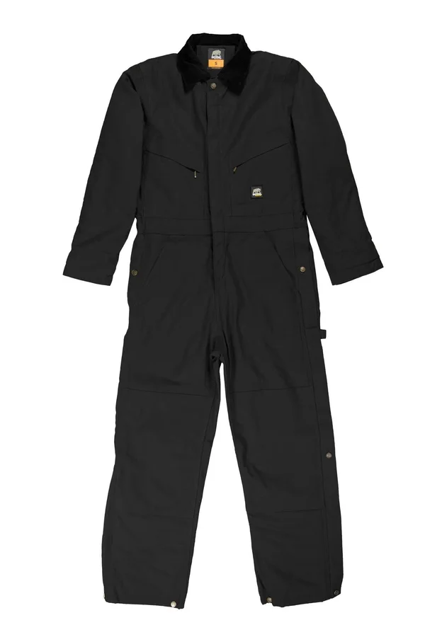Berne Men's Deluxe Insulated Coverall Black - 2XL/Tall