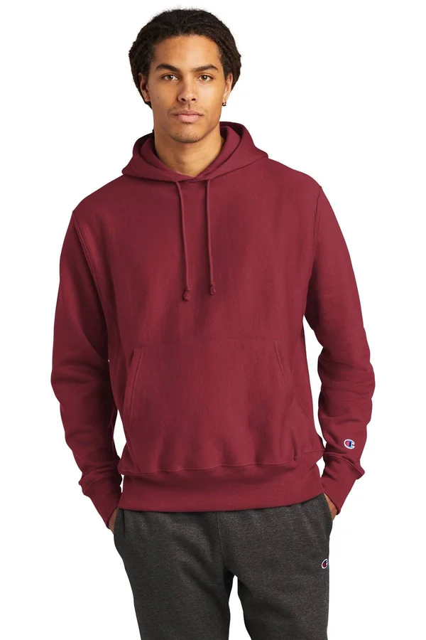 Champion REVERSE Weave Hooded Sweatshirt S101 (Cardinal) 4XL