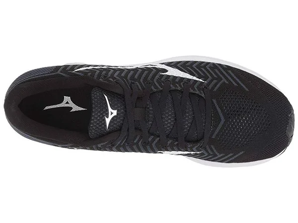 Mizuno Men's Waveknit R2 Running Shoes, Black - Size 8.5