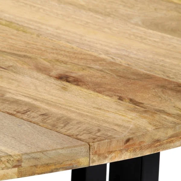 vidaXL Dining Table 47.2x22x28.7x22 Solid Mango Wood