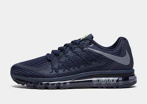 Nike Men's Air Max 2015 Running Shoes in Blue/Obsidian Size 8.0