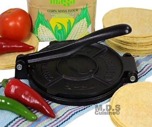 Tortilla Press Heavy Cast Iron - 8x22 Authentic Tortilla Press