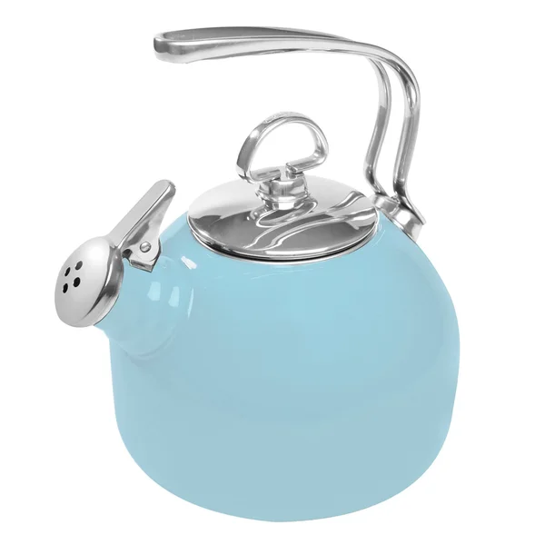 Chantal Tea Kettle Classic Harmonica Whistling Teakettle - 1.8 Quart, Glacier Blue