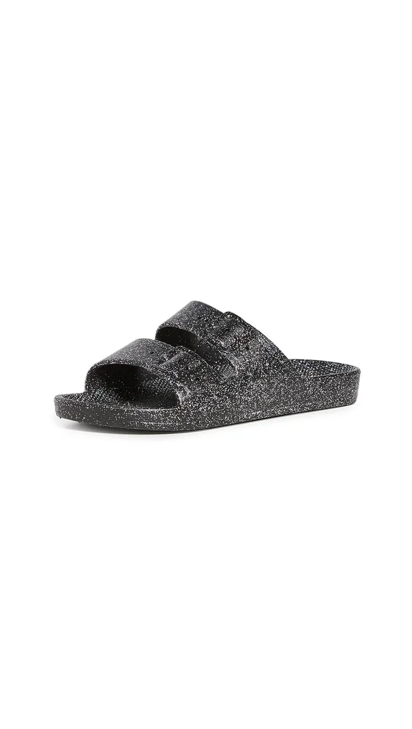 Celeste Black Moses Sandals