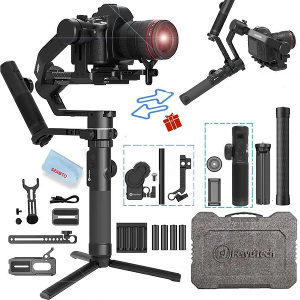FeiyuTech AK4500 3-Axis Gimbal Stabilizer Payload 4.6 kg for Mirrorless & Dslr Camera for Sony A7m3 A7R3, Canon 1DX 6D 5D IV