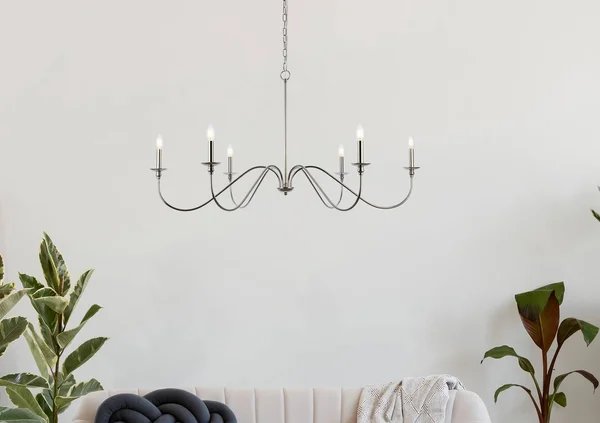 Living District LD5056D48PN 48 in. Rohan Chandelier Polished Nickel