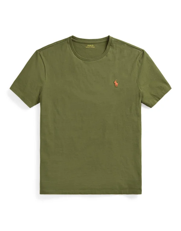 Polo Ralph Lauren Slim Fit Cotton Crewneck T-Shirt - Green