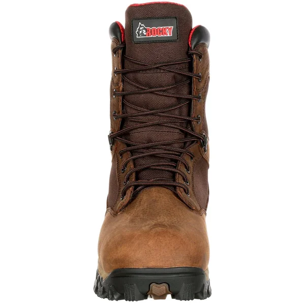 Men's Rocky AlphaForce Composite Toe Waterproof Insulated Boot - Brown