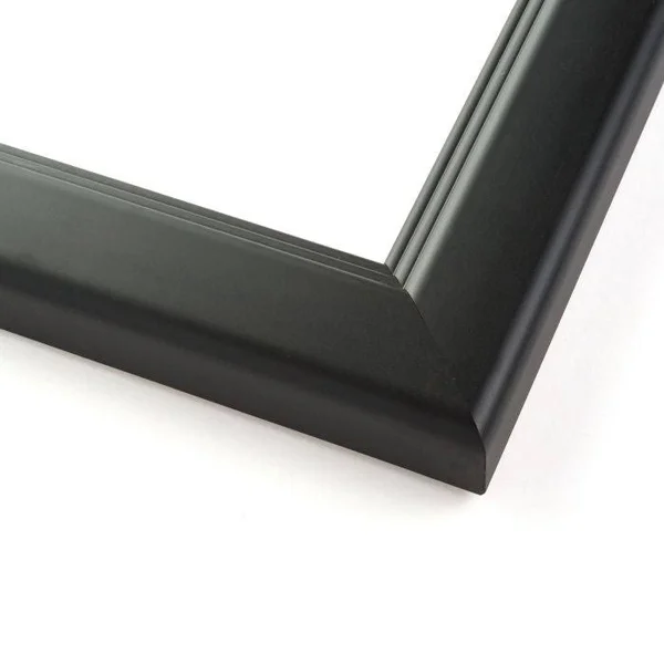 CustomPictureFrames 22x28 - 22 x 28 Contemporary Black Solid Wood Frame with UV Framer&s Acrylic & Foam Board Backing - Grea