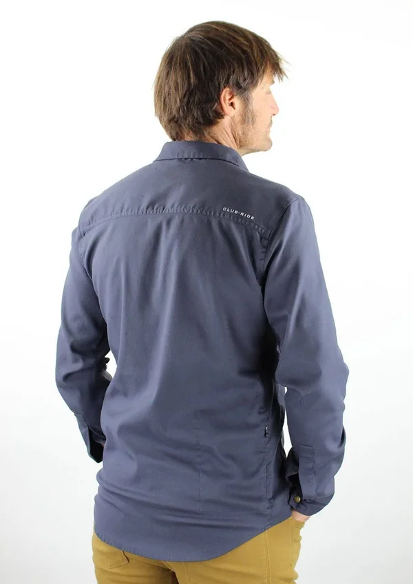 Club Ride Sawtooth Jersey - Navy Long Sleeve Men's Small