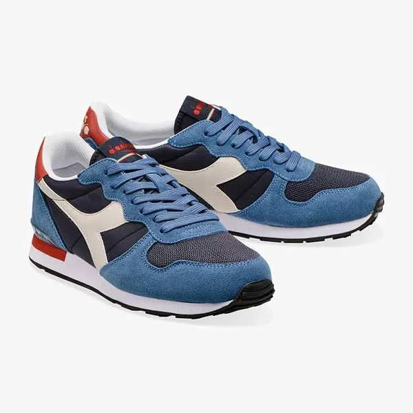 Diadora Camaro Shoes Navy Blue Red Beige - 45.5