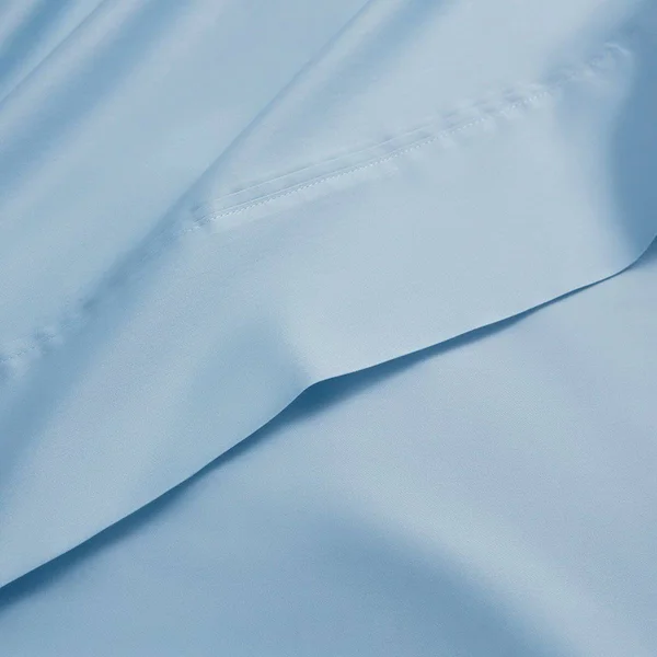 Under The Canopy Organic Sateen Sheet Set Celestial Blue - Queen